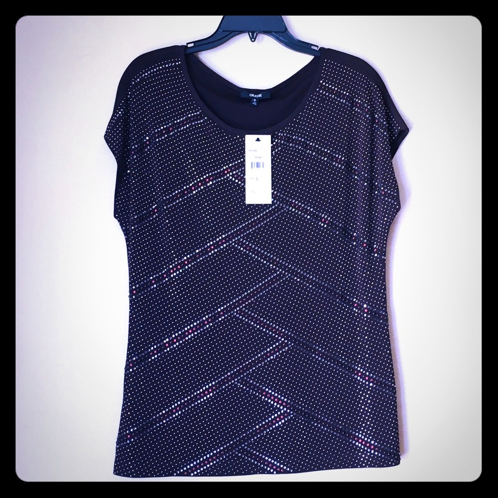 New with Tag Grayse Top brown size small
